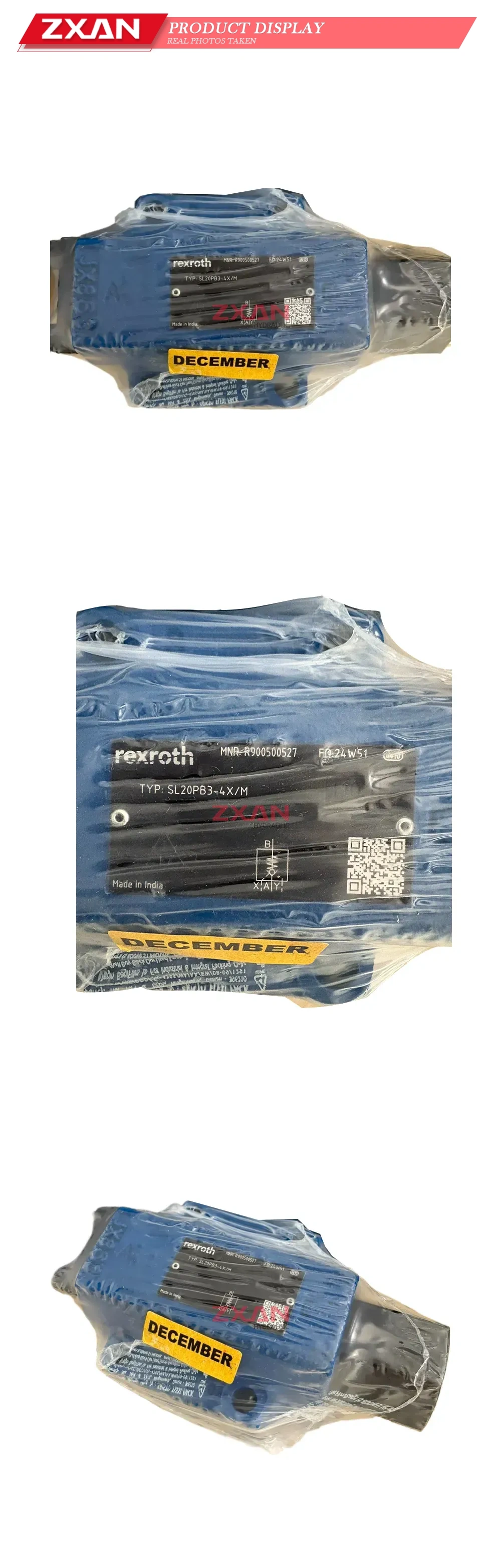 Rexroth SL20PB3-4X/M Pilot Operated Check Valve Description