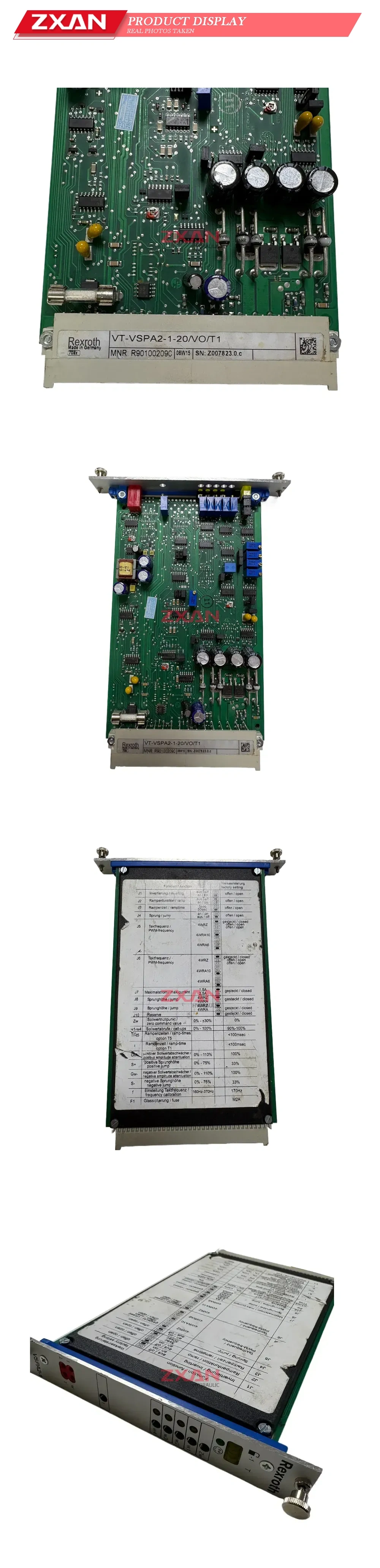 Rexroth VT-VSPA2-1-20/VO/T1 Proportional Valve Amplifier Card Description