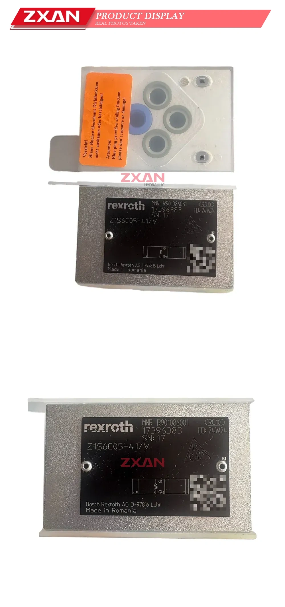 Rexroth Z1S6C05-41/V Pilot Operated Check Valve Description