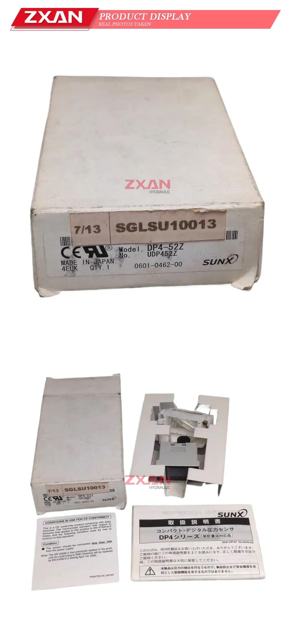 SUNX DP4-52Z Compact Digital Pressure Sensor Description