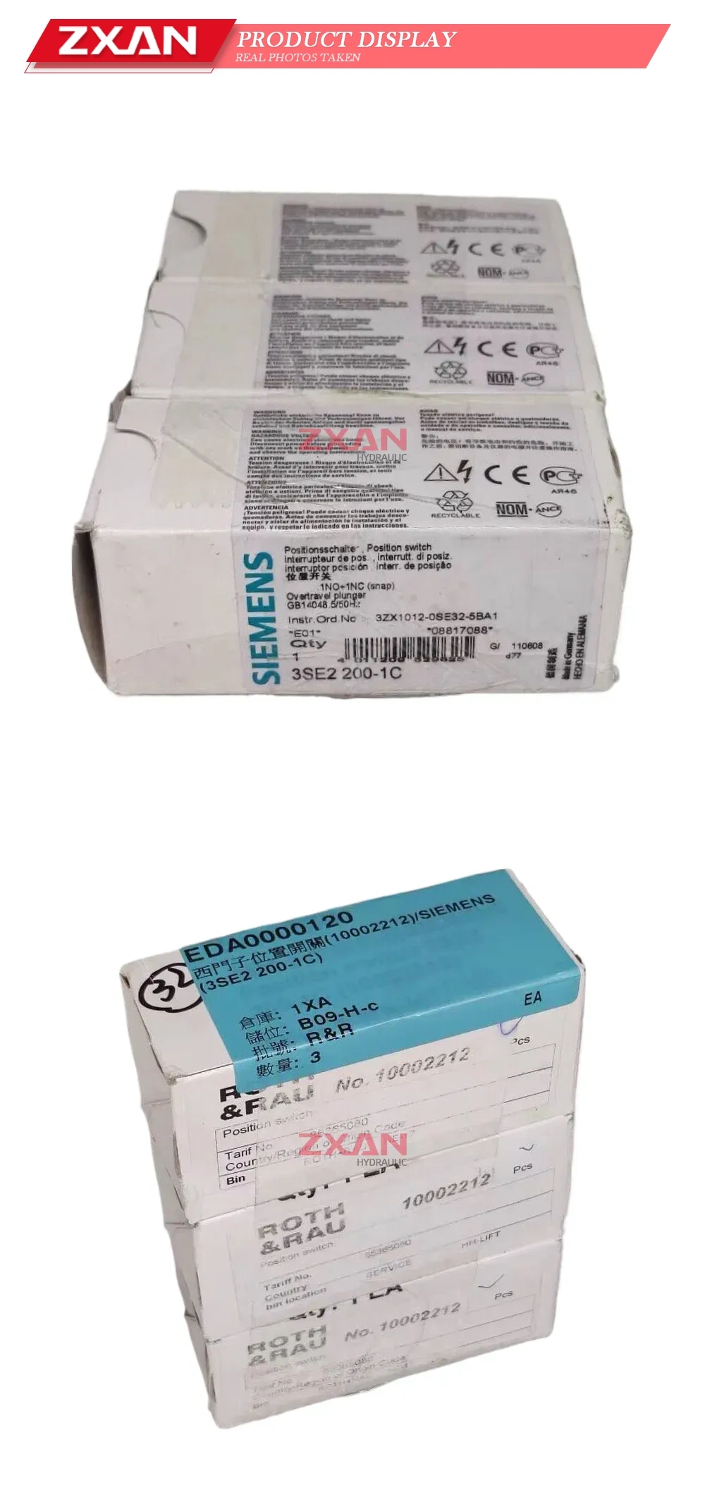 Siemens 3SE2 200-1C Position Switch Description