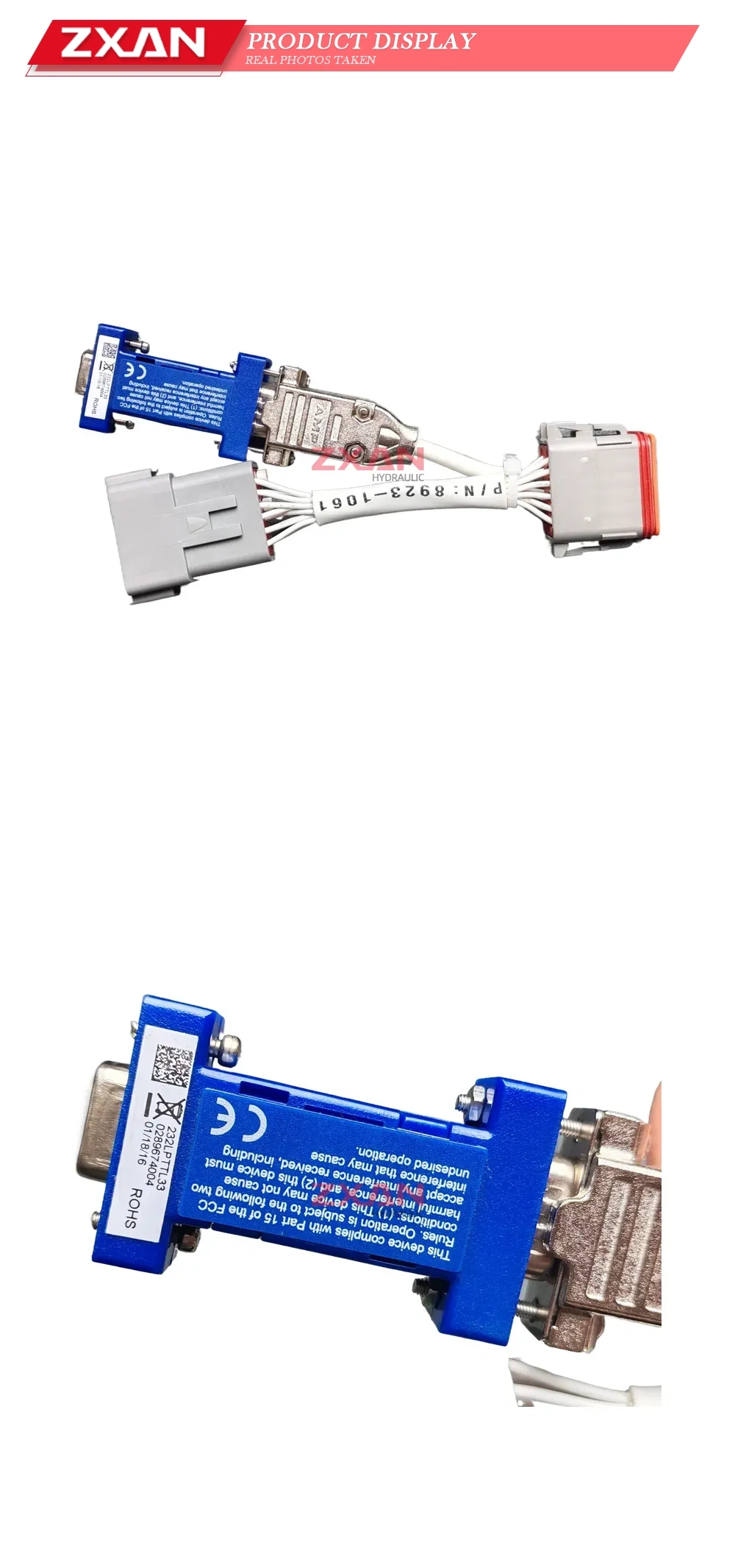 B&B Electronics 232LPTTL33 RS-232 to 3.3V TTL Converter with Cable Assembly Description