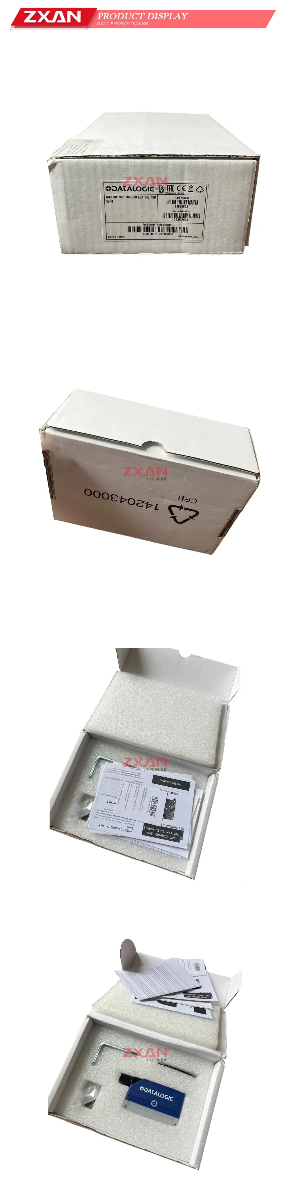Datalogic MATRIX 320 706-330 LL9 14L 45D WHT Industrial Barcode Reader Description
