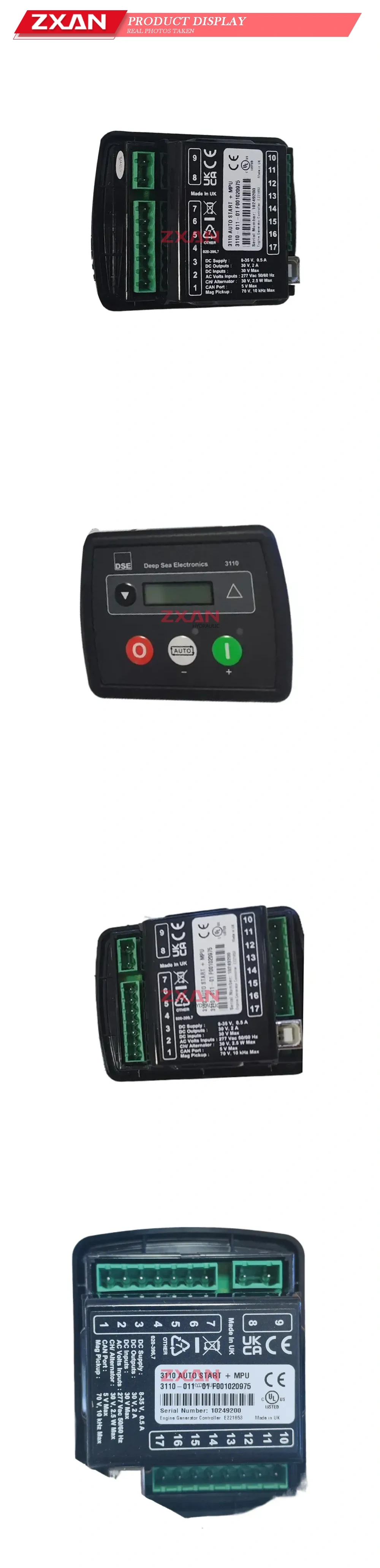 Deep Sea Electronics 3110 Engine Generator Controller Description