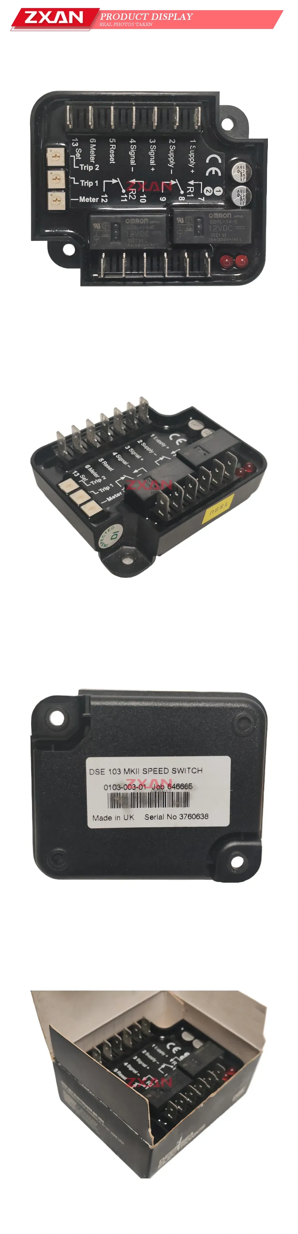 Deep Sea Electronics DSE 103 MKII Speed Switch Description