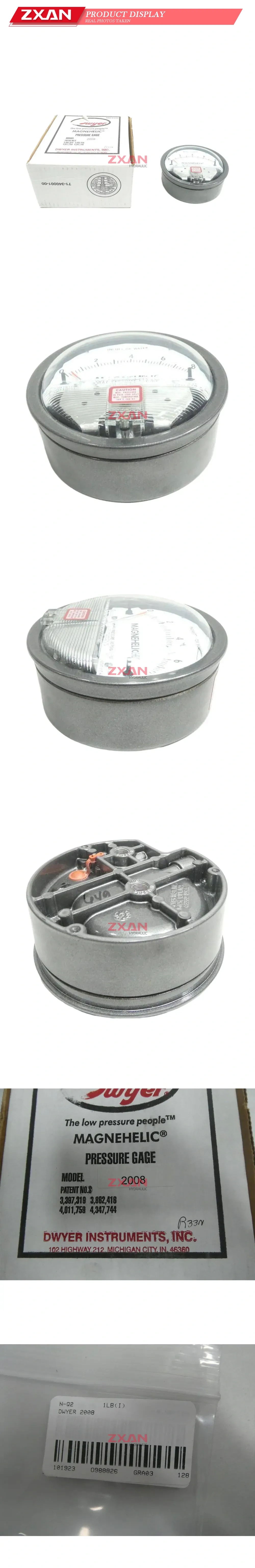 Dwyer 2008 Magnehelic Pressure Gage Description