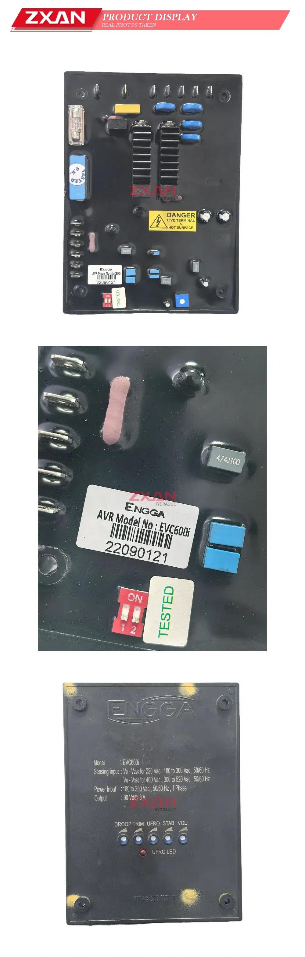 ENGGA EVC600i Automatic Voltage Regulator (AVR) Description