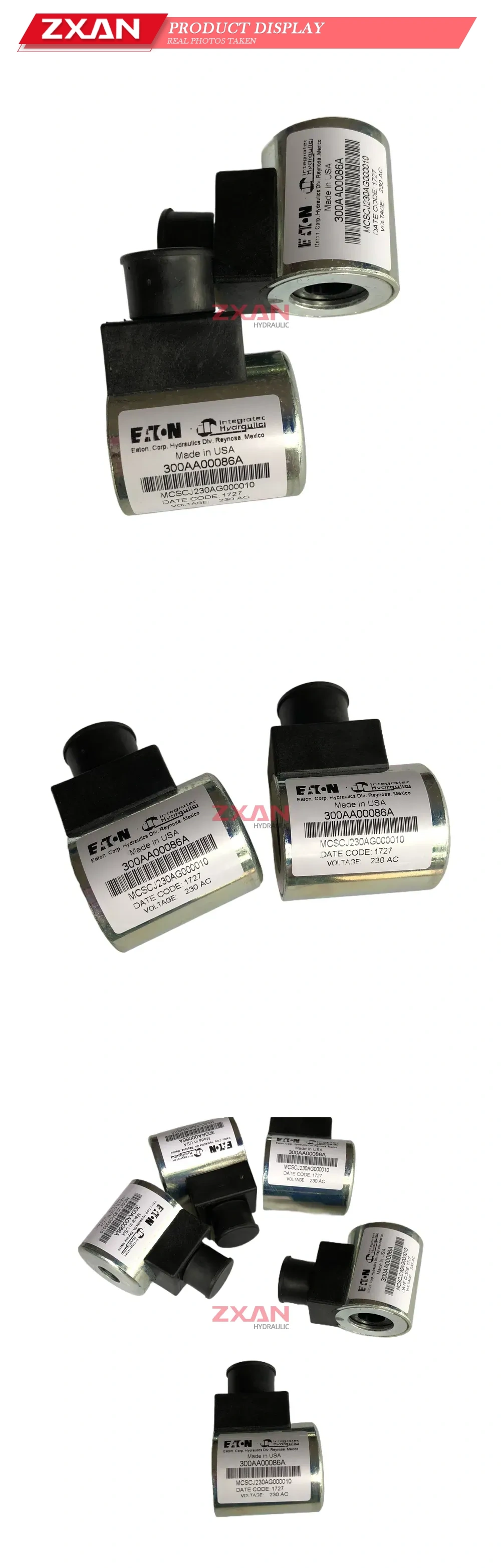 Eaton 300AA00086A Hydraulic Solenoid Coil Description