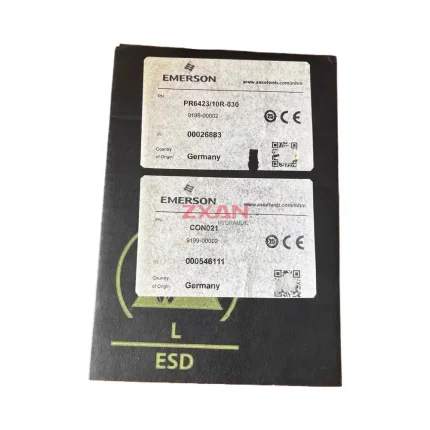 Emerson PR6423/10R-030 Eddy Current Displacement Sensor Probe with Extension Cable