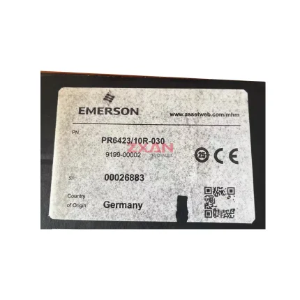 Emerson PR6423/10R-030 Eddy Current Displacement Sensor Probe with Extension Cable