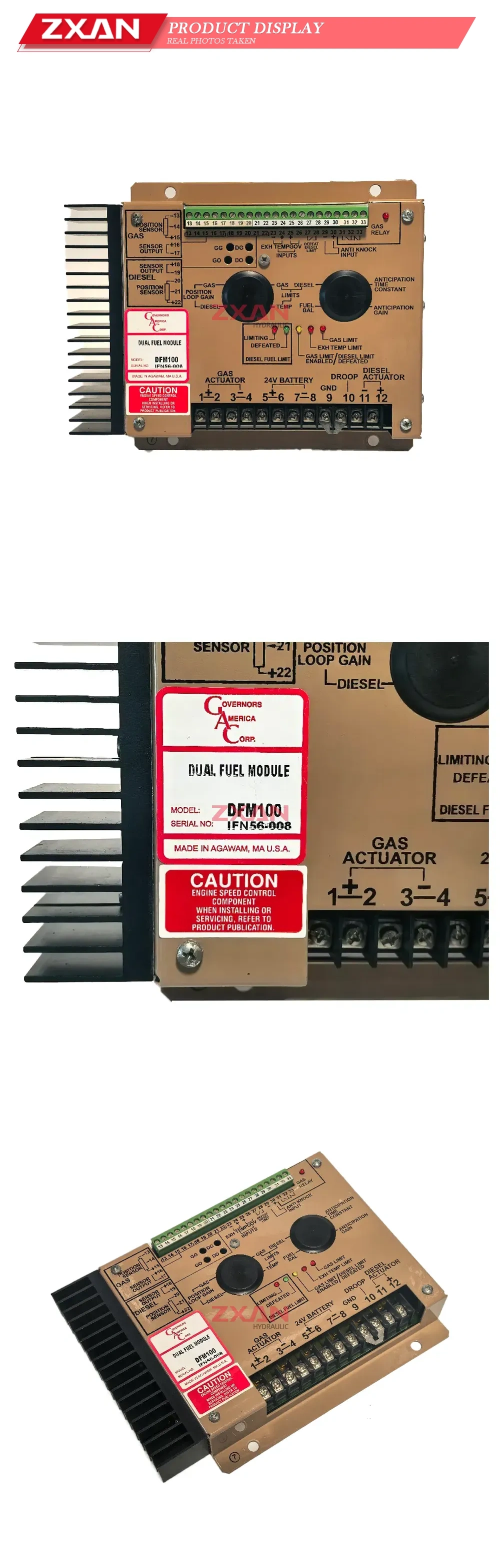 Governors America Corp. DFM100 Dual Fuel Module Description