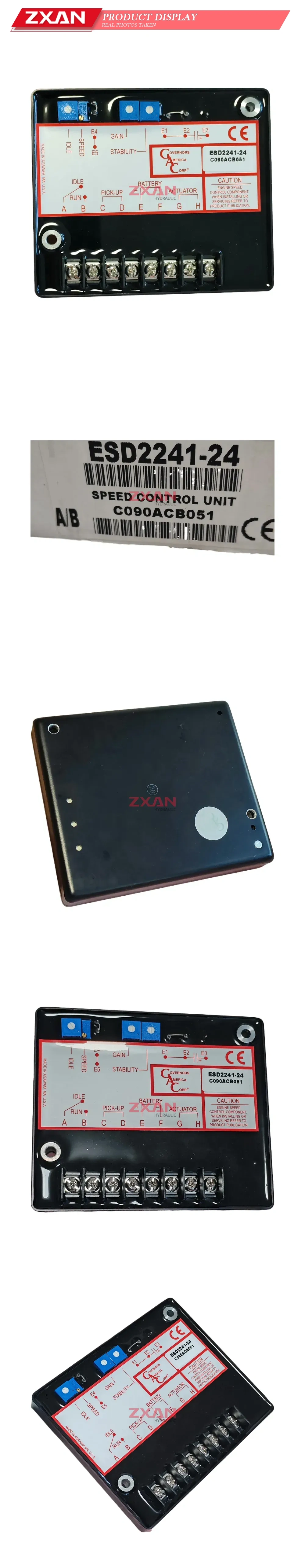 Governors America Corp. ESD2241-24 Speed Control Unit Description