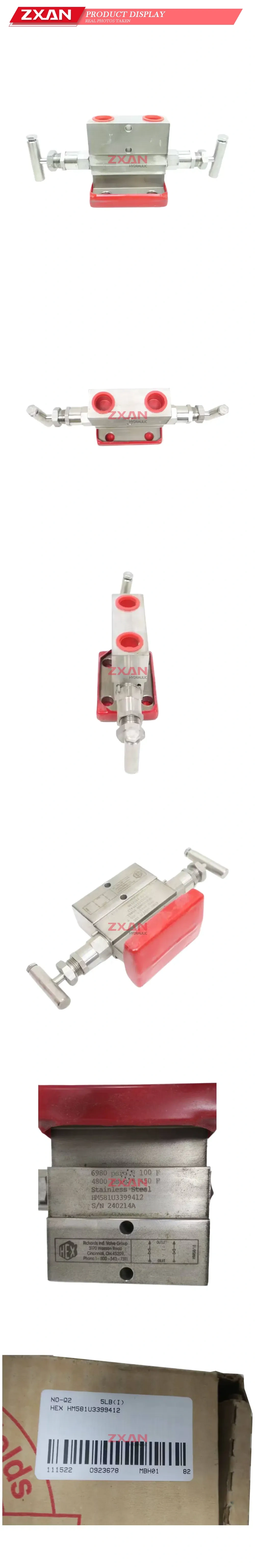 HEX HM581U3399412 Stainless Steel Manifold Valve Assembly Description