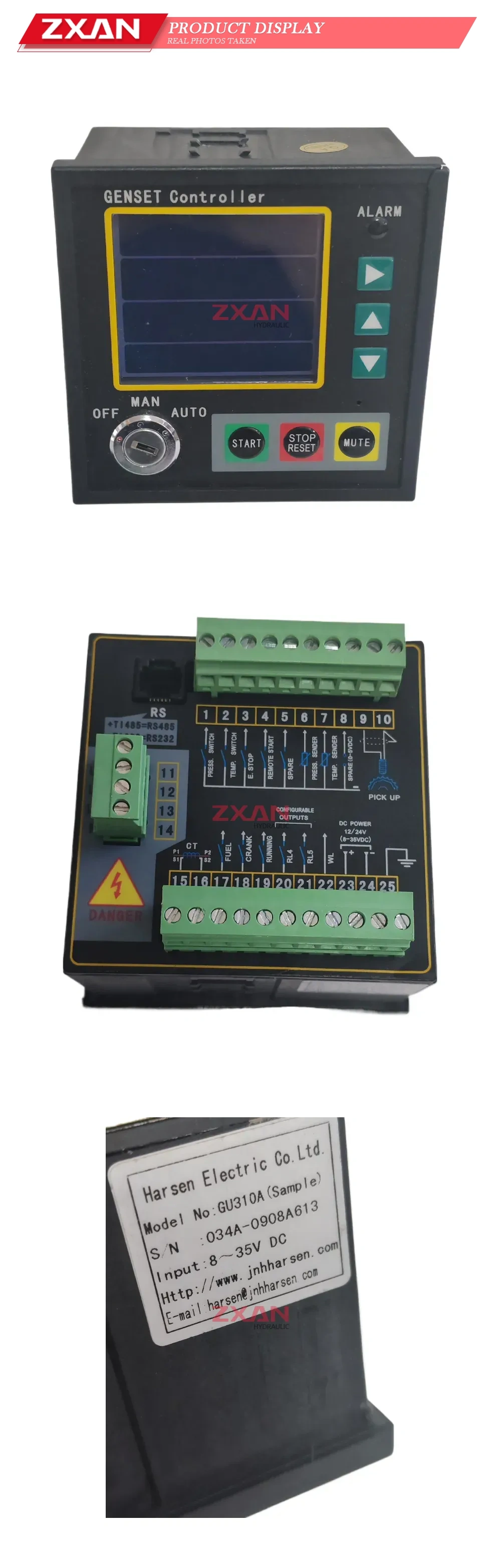 Harsen GU310A Genset Controller Description