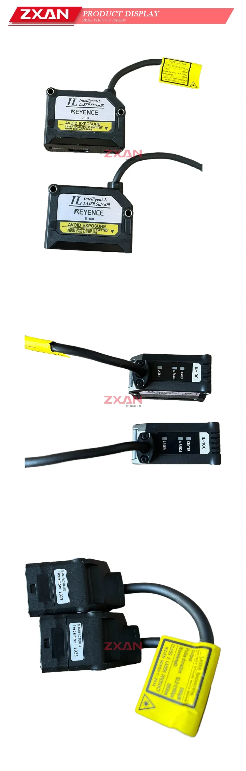 KEYENCE IL-100 Intelligent-L Laser Sensor Description