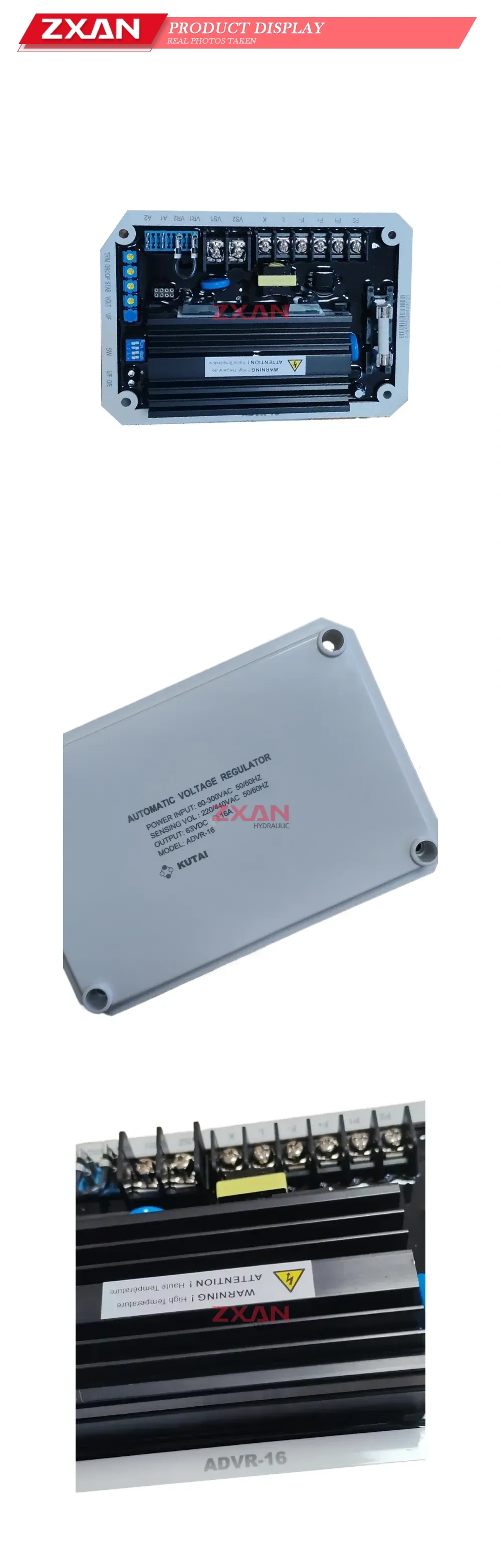 KUTAI ADVR-16 Automatic Voltage Regulator Description