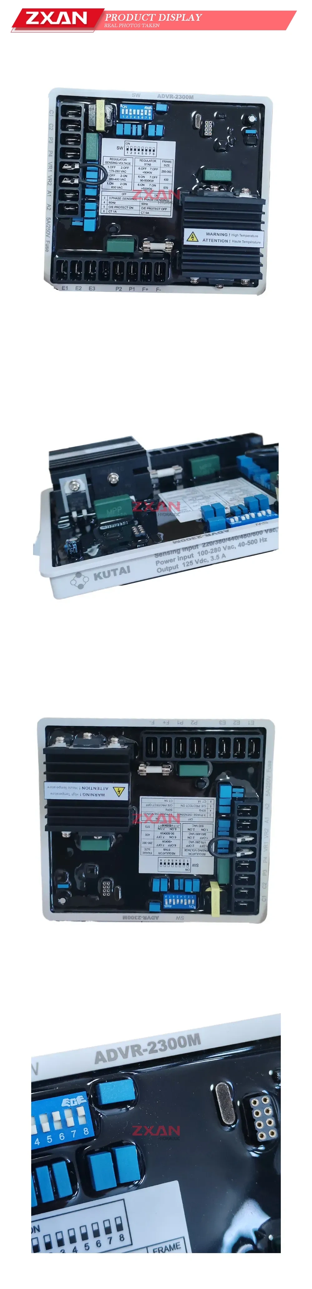 KUTAI ADVR-2300M Automatic Voltage Regulator (AVR) Description