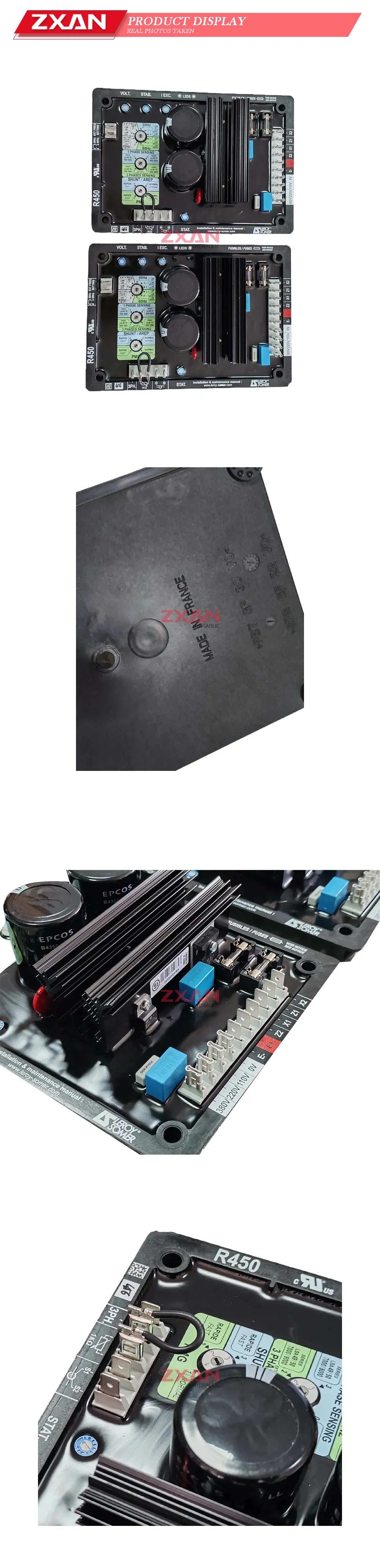 Leroy-Somer R450 Automatic Voltage Regulator (AVR) Description