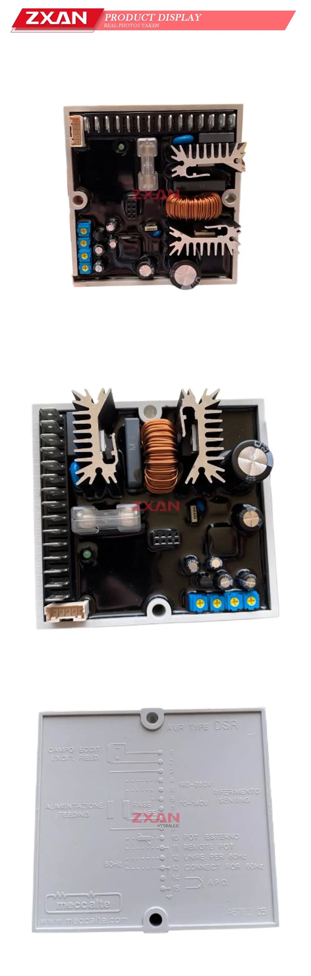 Meccalte DSR Automatic Voltage Regulator (AVR) Description