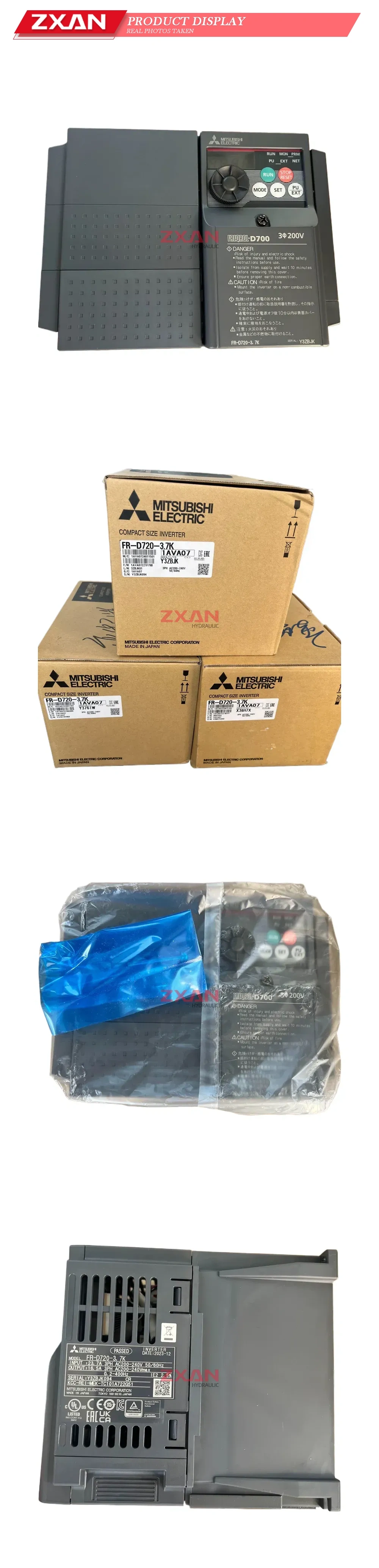 Mitsubishi Electric FR-D720-3.7K Compact Size Inverter Description