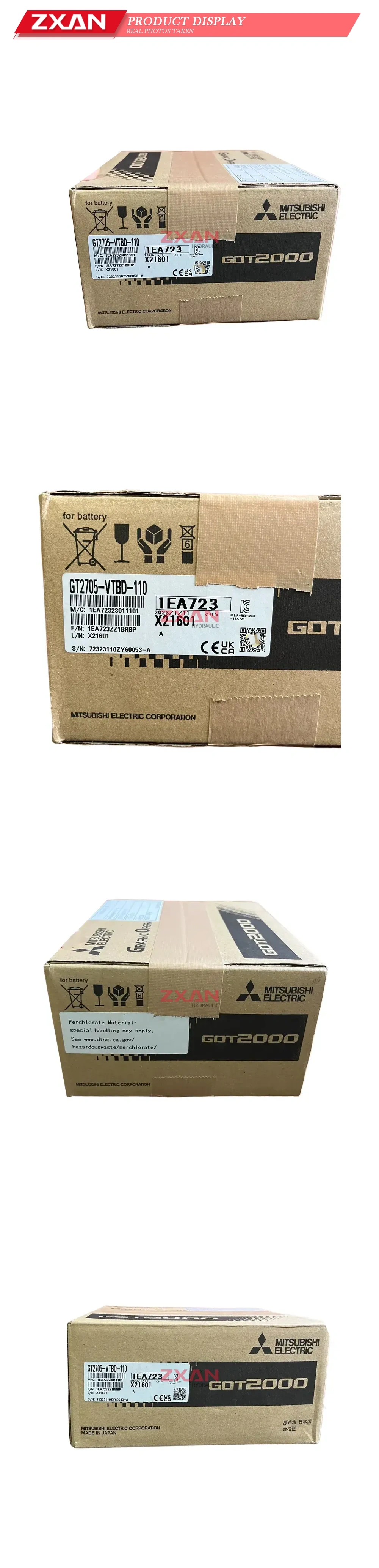 Mitsubishi Electric GT2705-VTBD-110 Graphic Operation Terminal (HMI) Description