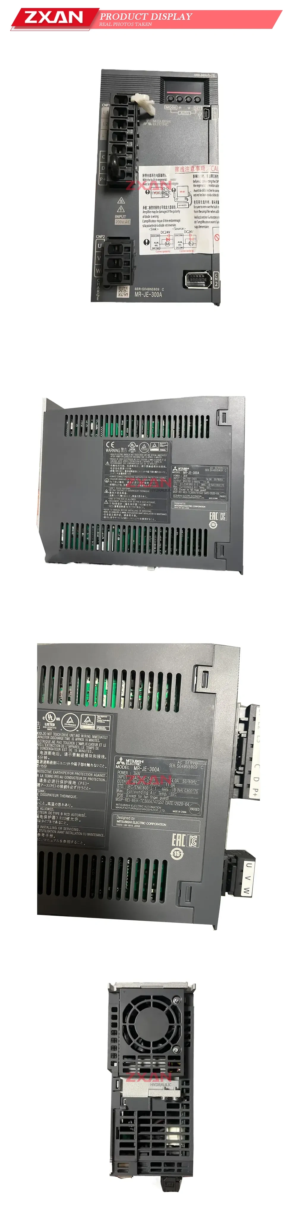 Mitsubishi Electric MR-JE-300A AC Servo Amplifier Description