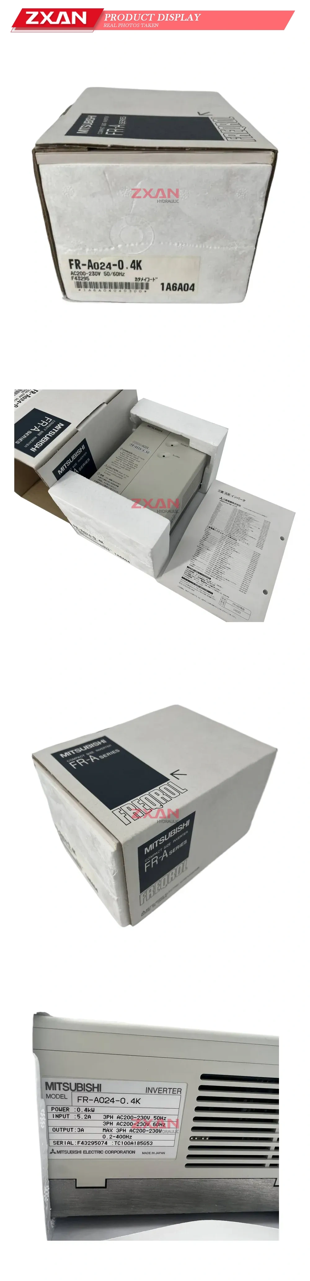 Mitsubishi FR-A024-0.4K Compact Size Inverter Description