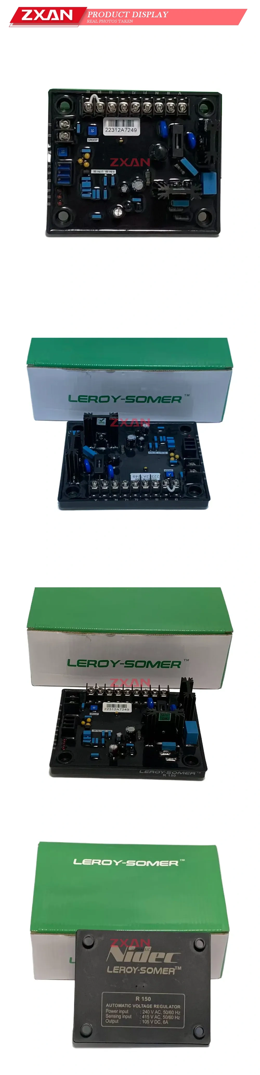 Nidec Leroy-Somer R 150 Automatic Voltage Regulator Description