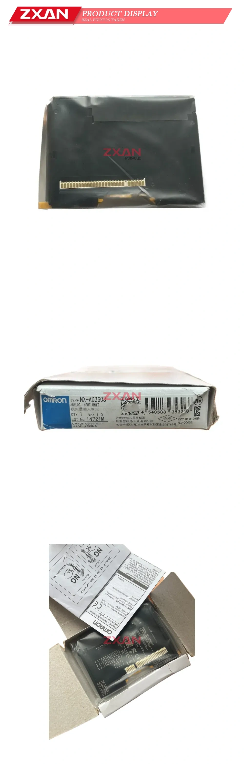 OMRON NX-AD3603 Analog Input Unit Description