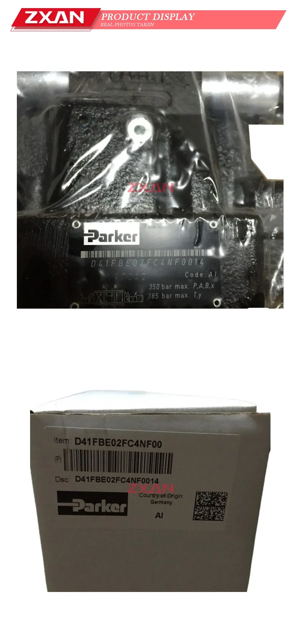 Parker D41FBE02FC4NF0014 Proportional Directional Control Valve Description