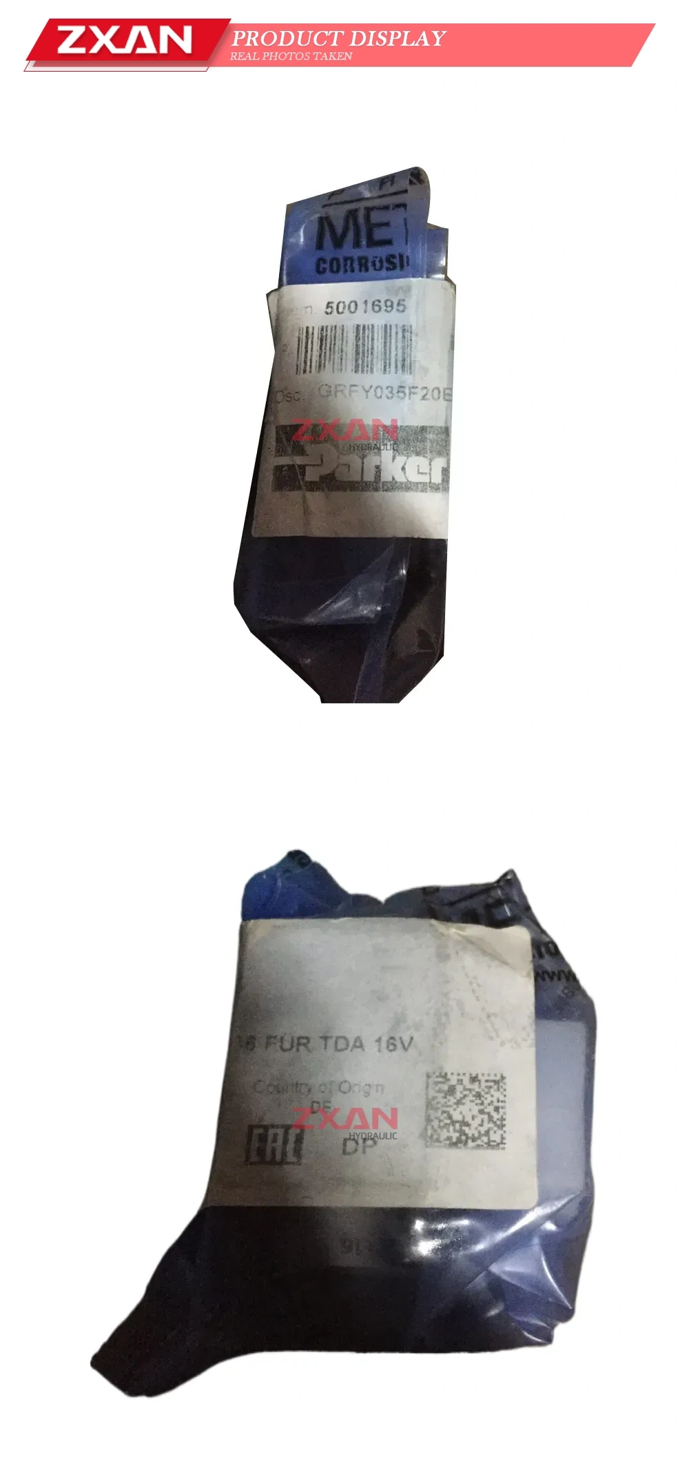 Parker GRFY035F20E Solenoid Coil Description