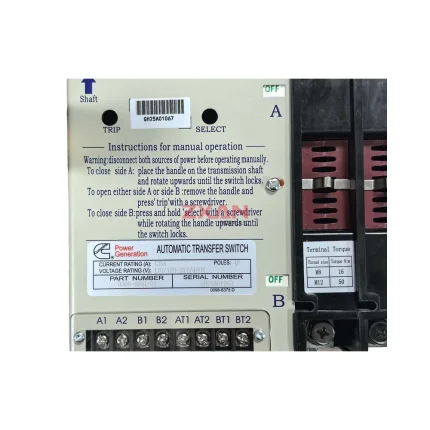 Power Generation 0306-4581-01 Automatic Transfer Switch