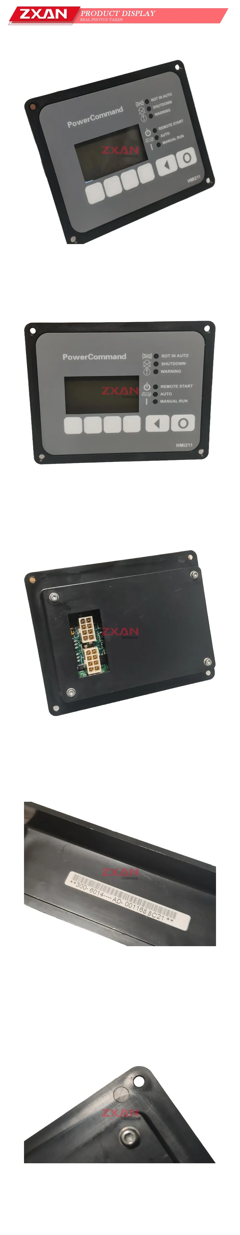 PowerCommand HMI211 Control Panel Description