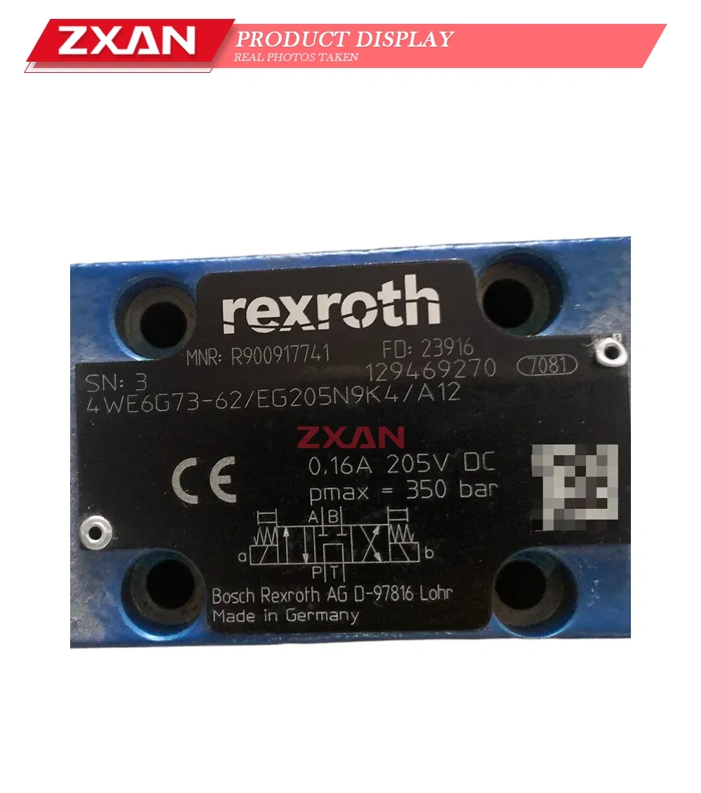 Rexroth 4WE6G73-62/EG205N9K4/A12 Directional Control Valve Description