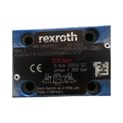 Rexroth 4WE6G73-62/EG205N9K4/A12 Directional Control Valve