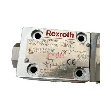 Rexroth M-3SED6CK16/350CG24N9XEZ2/V Solenoid Operated Directional Seat Valve