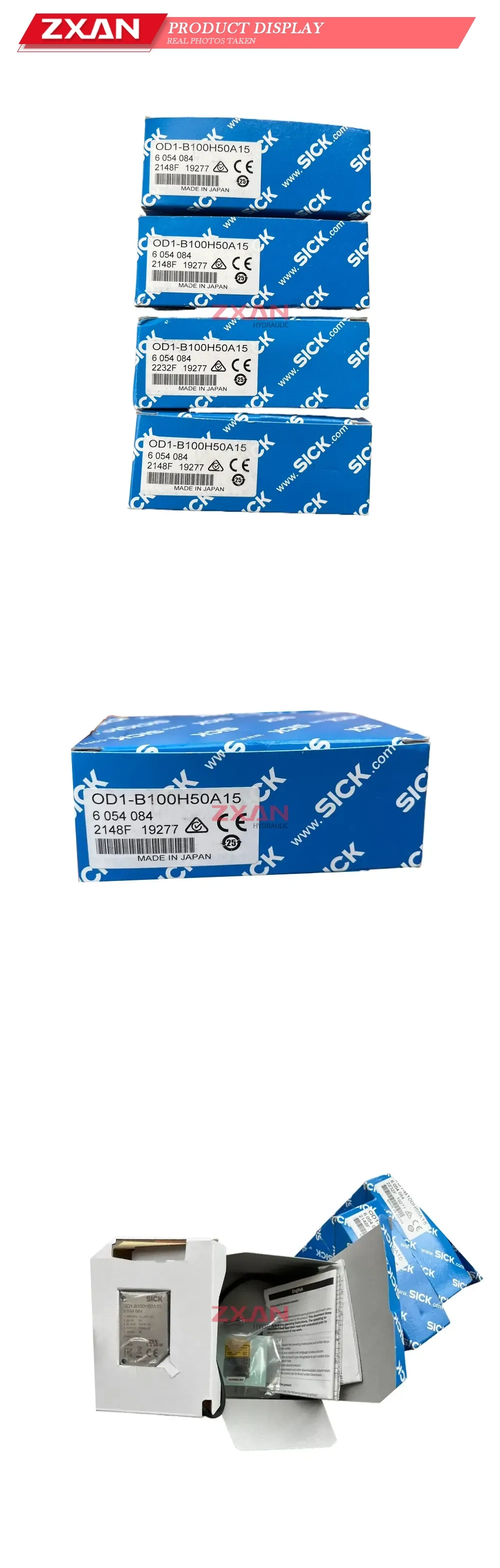 SICK OD1-B100H50A15 Optical Distance Sensor Description