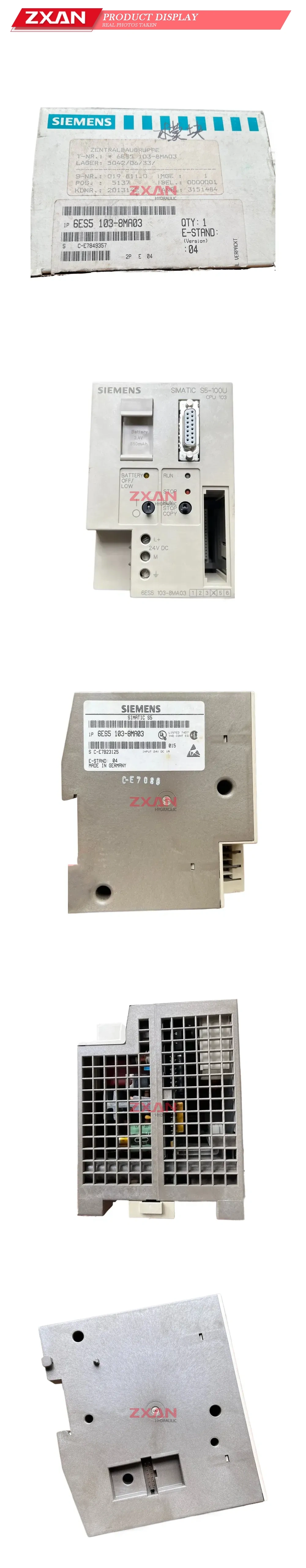 Siemens 6ES5 103-8MA03 PLC CPU Module Description