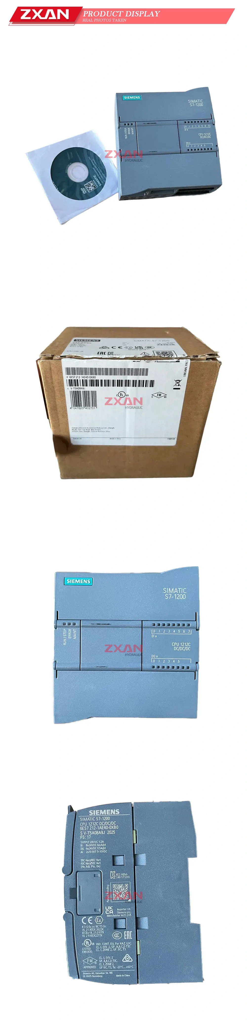 Siemens 6ES7 212-1AE40-0XB0 SIMATIC S7-1200 PLC CPU Module Description