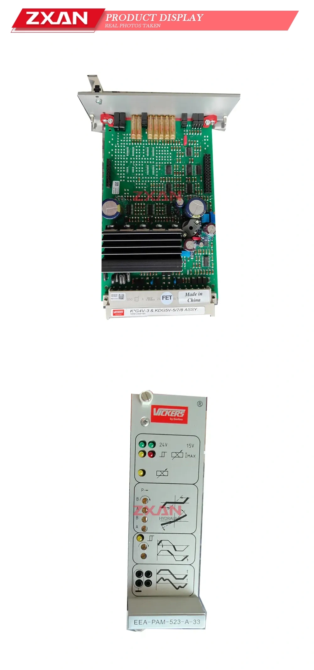 Vickers EEA-PAM-523-A-33 Proportional Amplifier Card Description