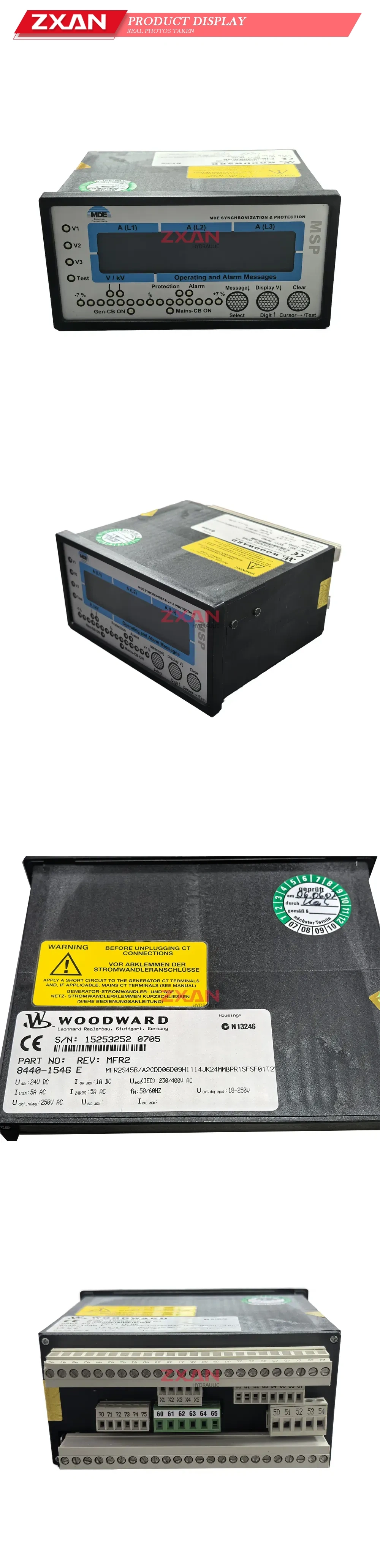 Woodward 8440-1546 E Synchronization and Protection Module Description