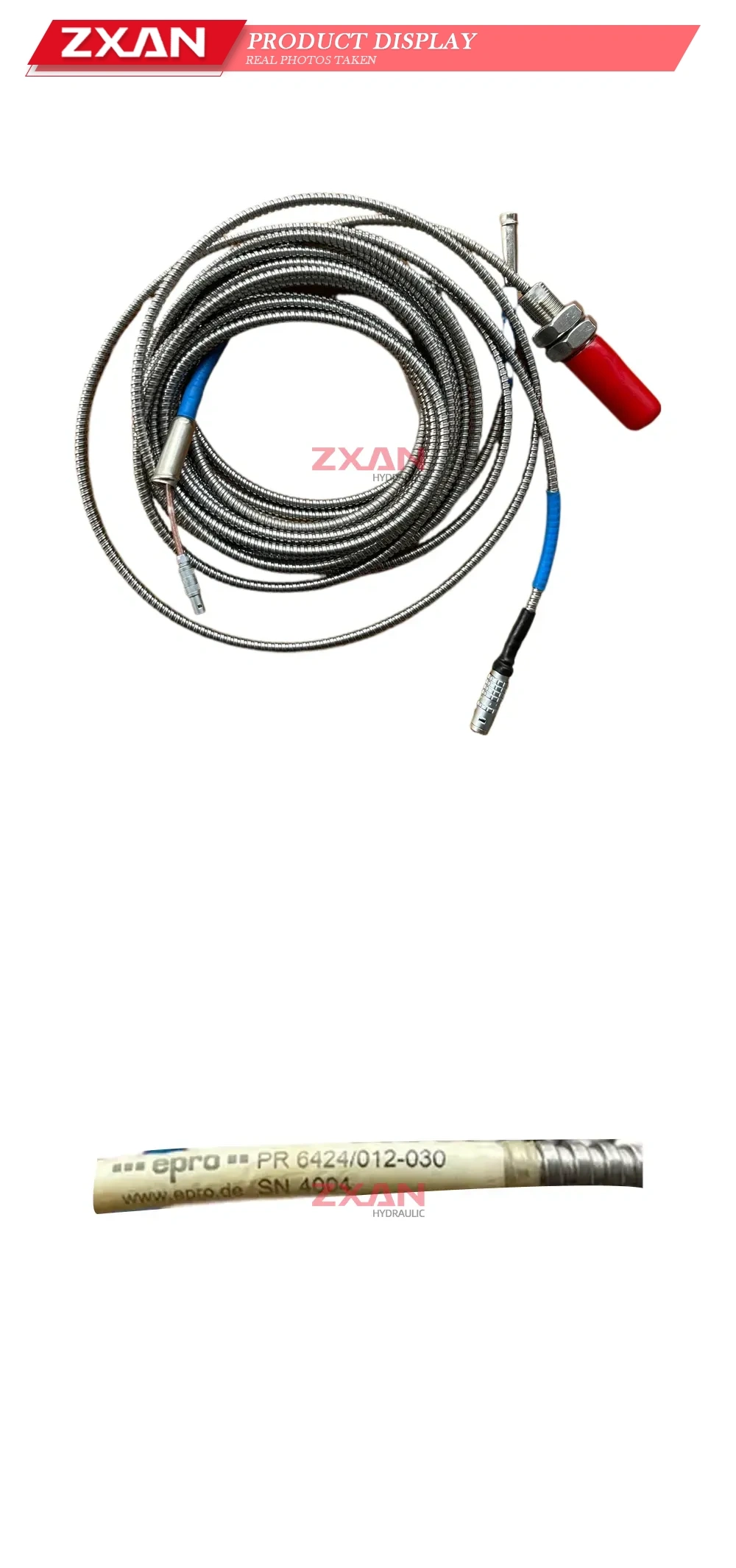 epro PR 6424/012-030 Eddy Current Probe Cable Assembly Description