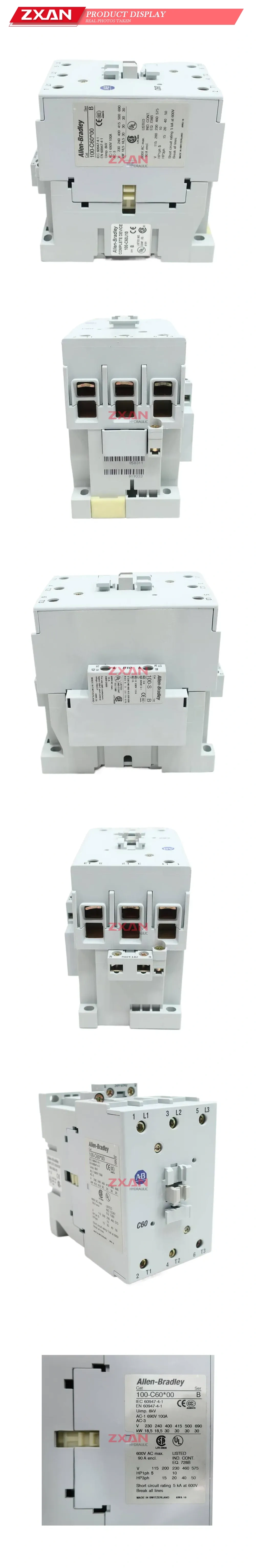 Allen-Bradley 100-C60*00 / 100-C60J10 IEC Contactor Description