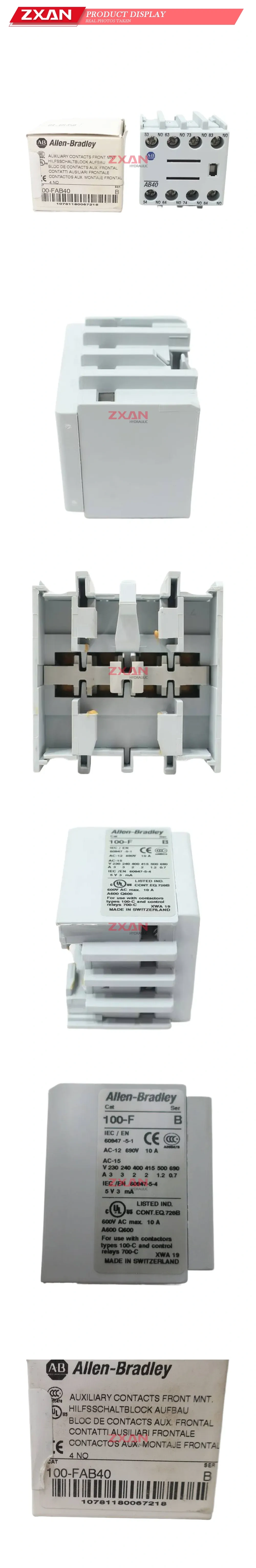 Allen-Bradley 100-FAB40 Auxiliary Contact Block Description