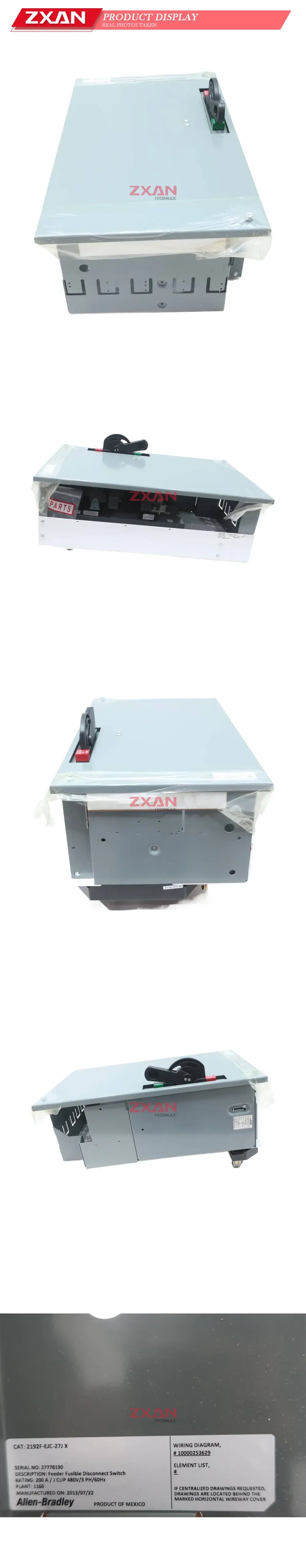 Allen-Bradley 2192F-EJC-27J X Feeder Fusible Disconnect Switch Description