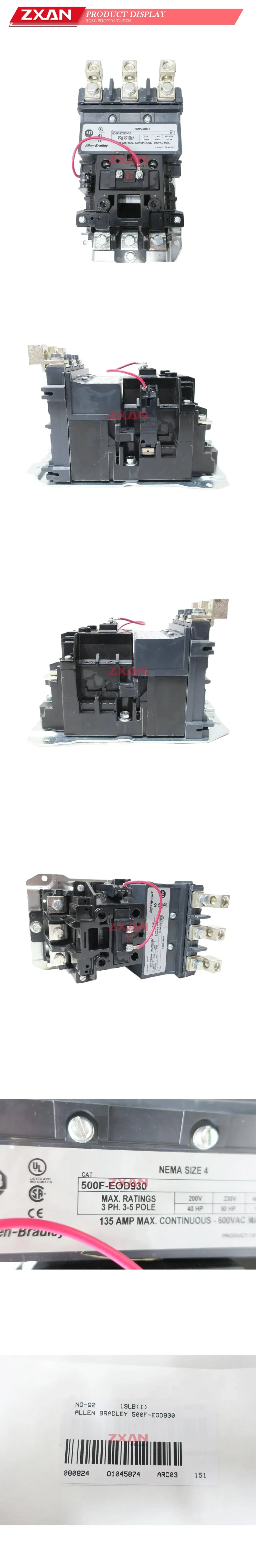 Allen-Bradley 500F-EOD930 AC Magnetic Contactor Description