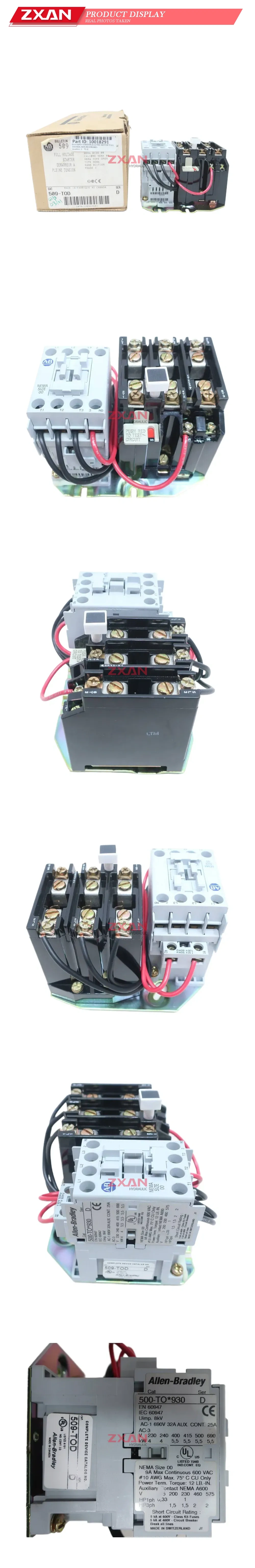 Allen-Bradley 509-TOD Full Voltage Starter Description