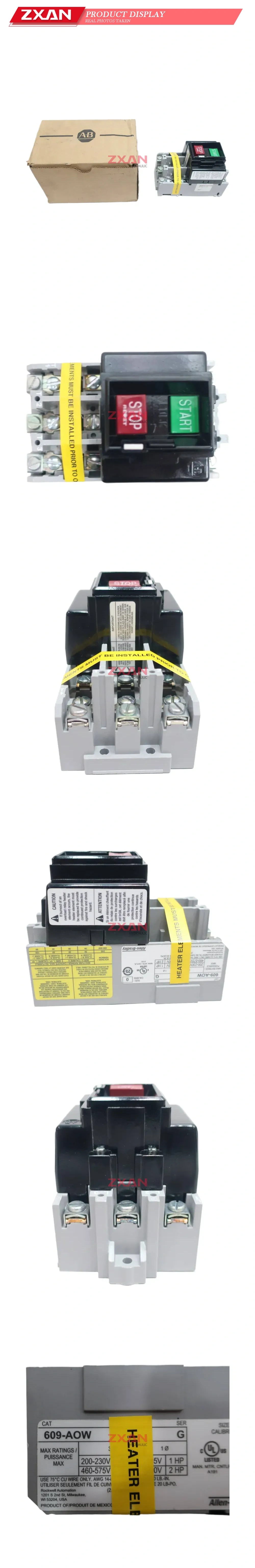 Allen-Bradley 609-AOW Manual Motor Starter Description