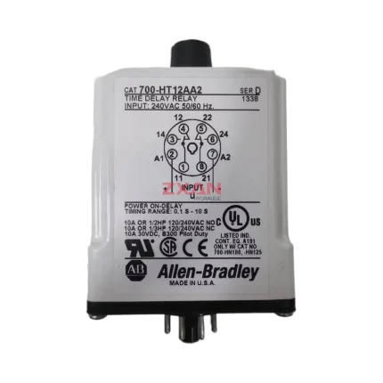 Allen-Bradley 700-HT12AA2 Time Delay Relay (Power On-Delay Plug-in Relay)