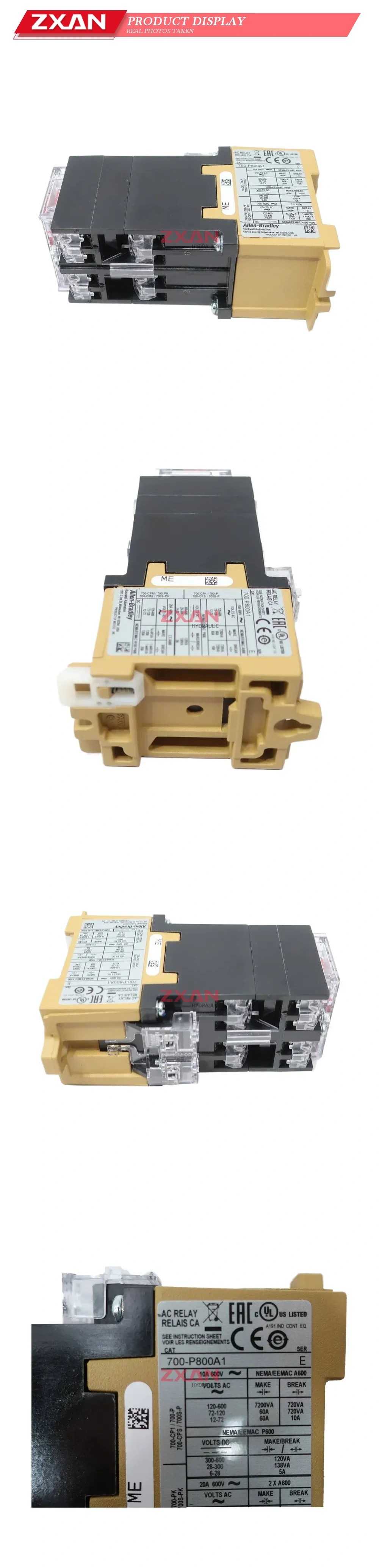 Allen-Bradley 700-P800A1 AC Relay Description
